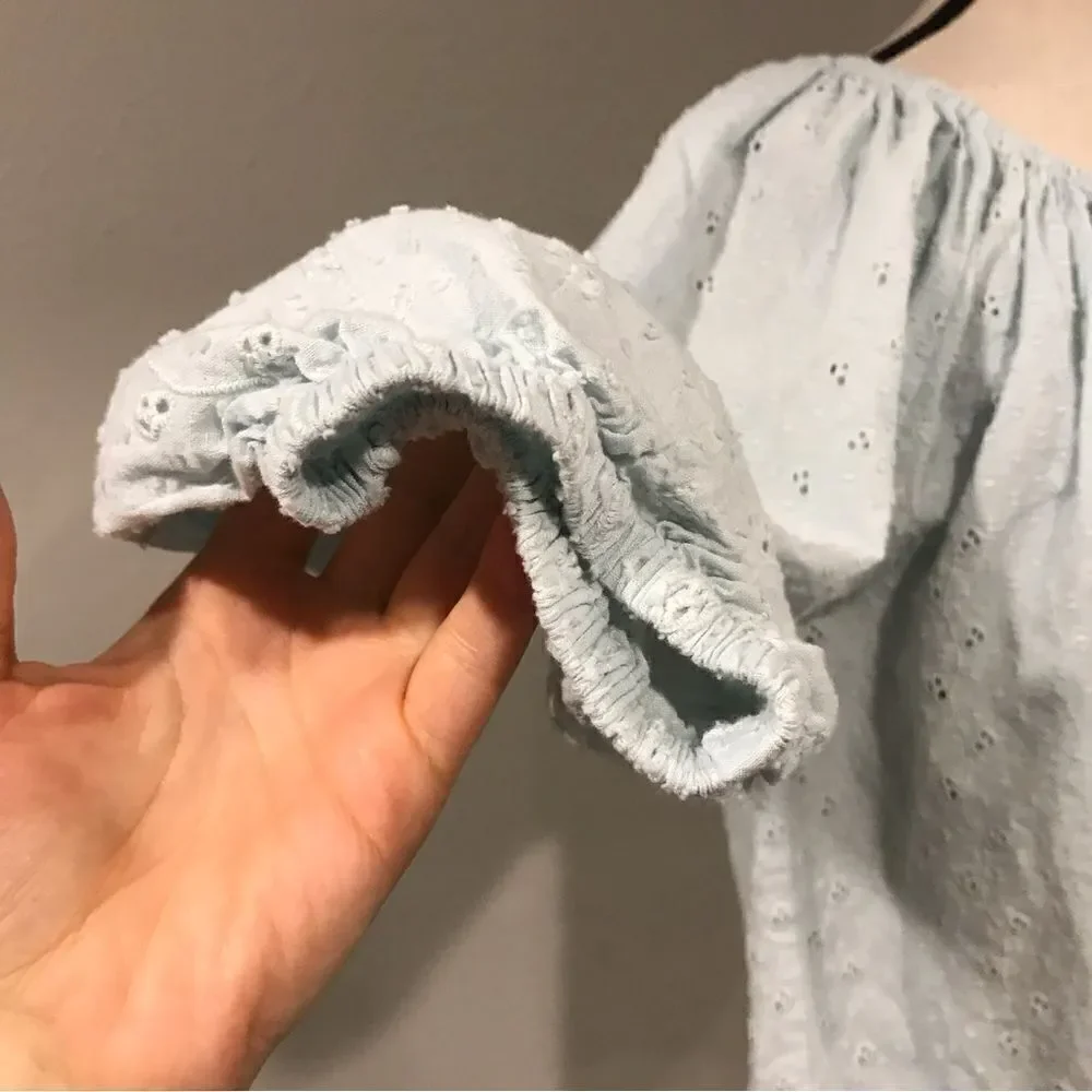 Joie baby blue long sleeve loose fit blouse - Picture 5 of 14